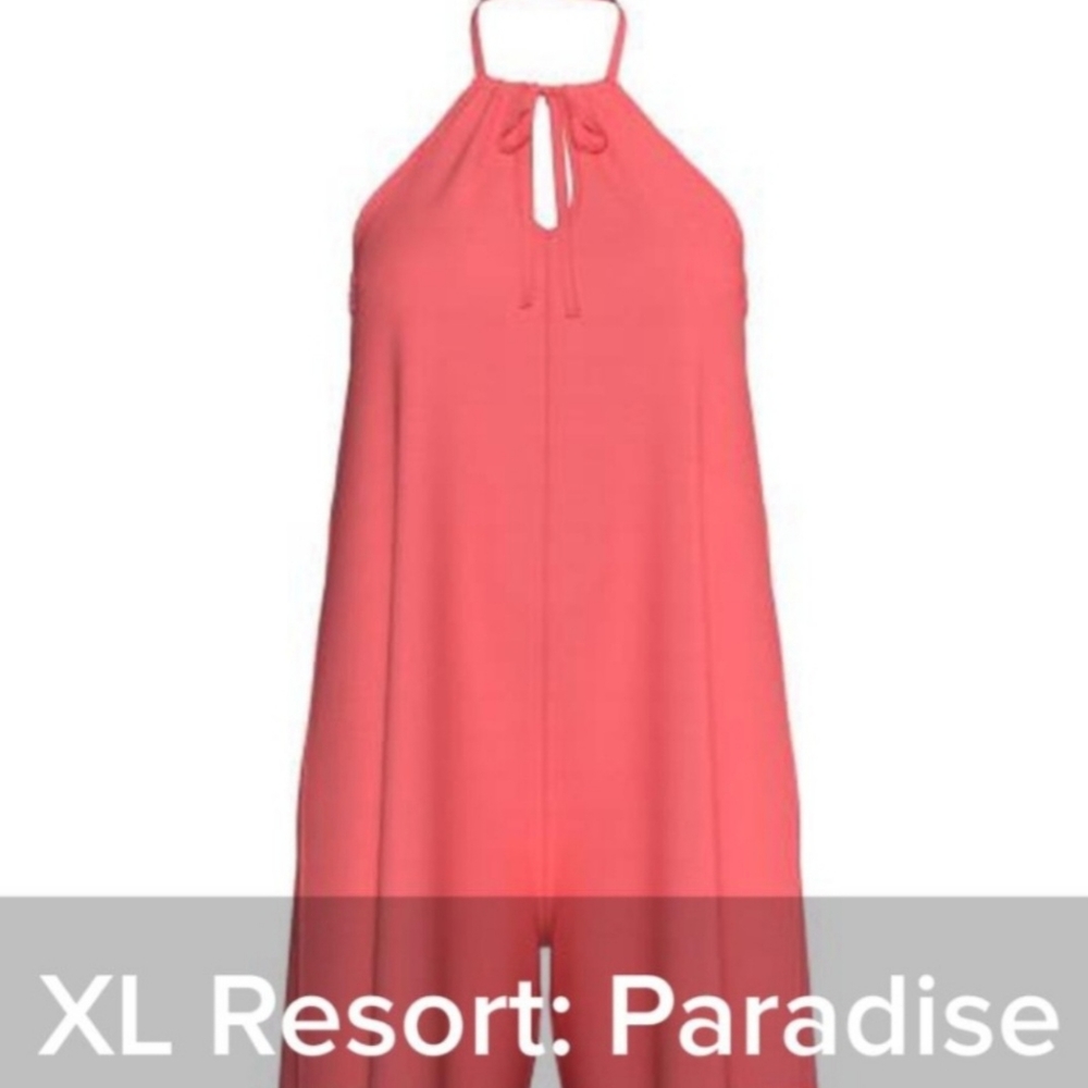 Brand New with Tags Salmon Lularoe Paradise Romper size XL